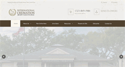 Desktop Screenshot of internationalcremation.com